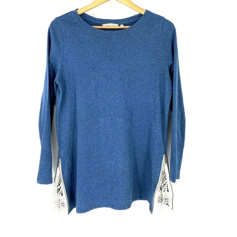 Soft Surroundings Darcy Sweatshirt Lace